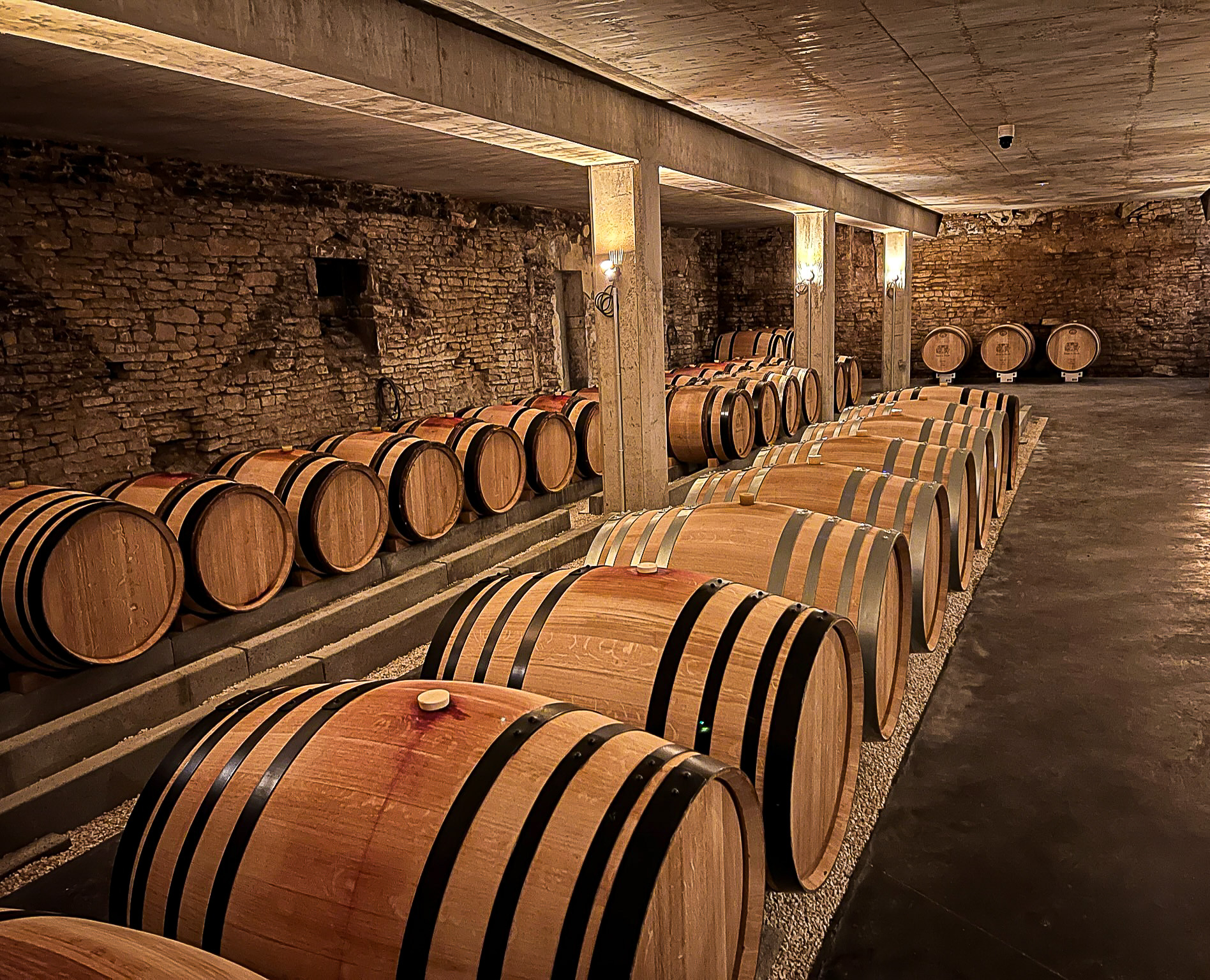 La cave du Domaine du Chancelier à Beaune
